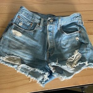 Levi 501 Cutoff Shorts Size 27